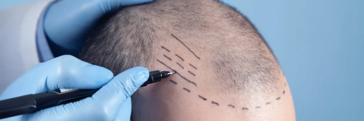 Manual FUE hair transplant